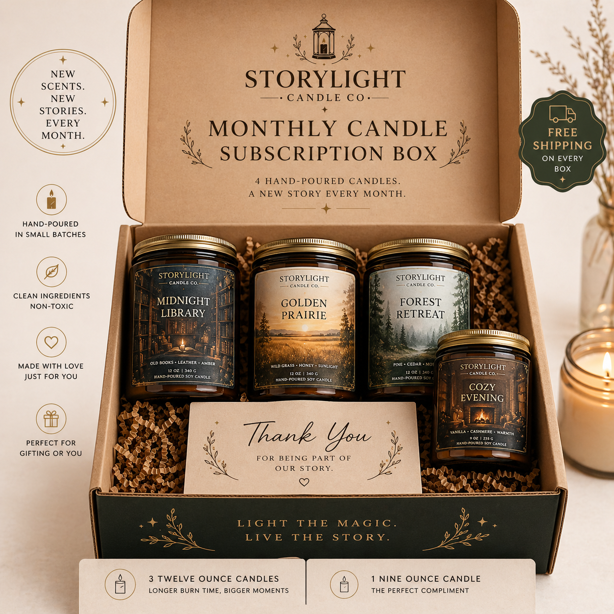 Deluxe Candle Subscription