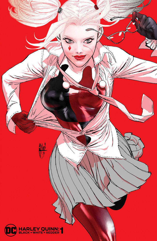 Harley Quinn: Black + White + Redder #1C - A RED 11