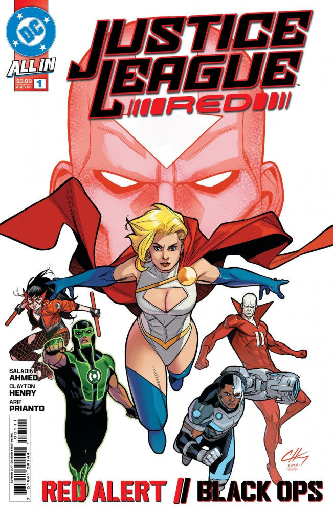 Justice League Red #1A - B BLACK 86