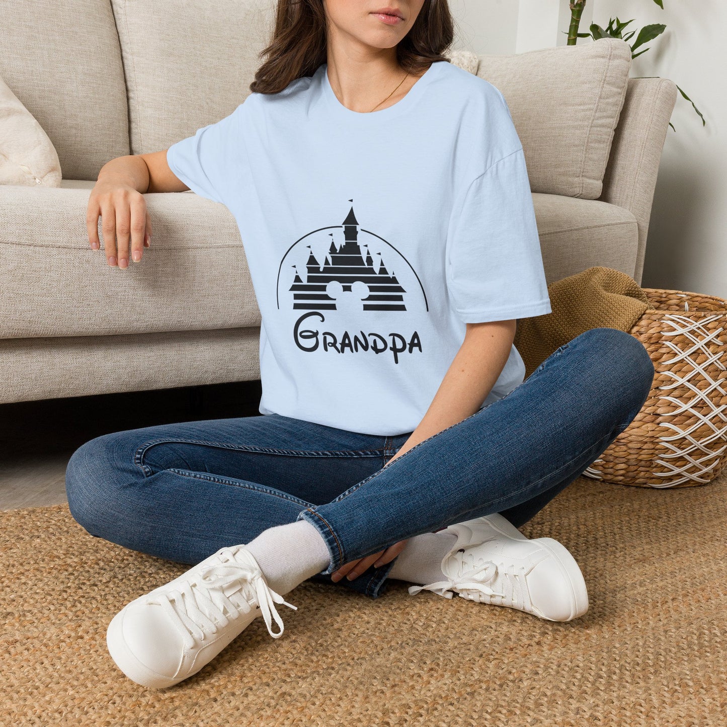 Grandpa Castle T-Shirt — Vintage Fairytale Grandpa Graphic Tee
