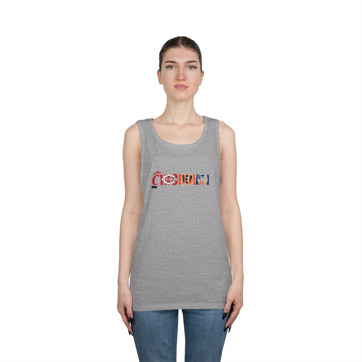 Cincinnati Floral Flag Tank