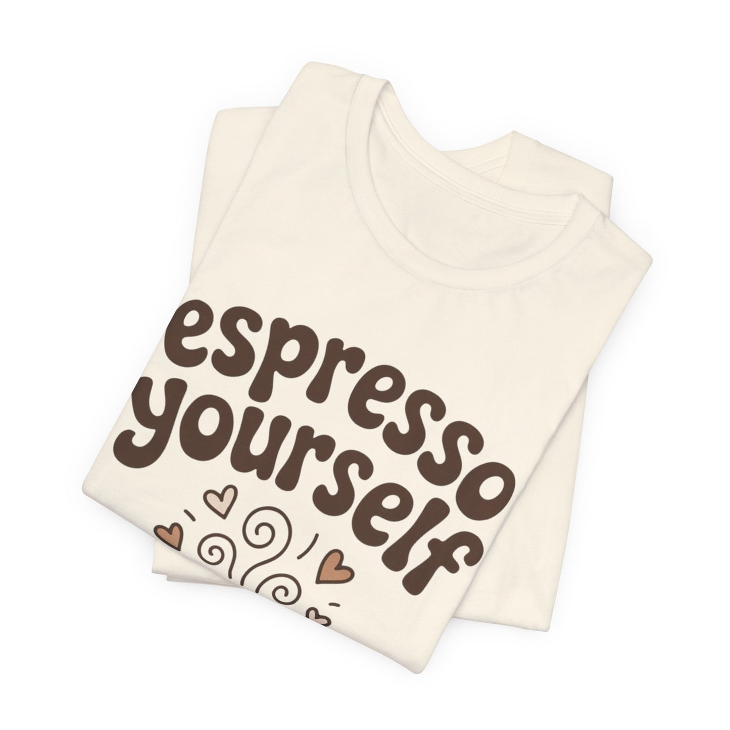Espresso Yourself Coffee Tee — Cute Kawaii Cup Graphic T-Shirt