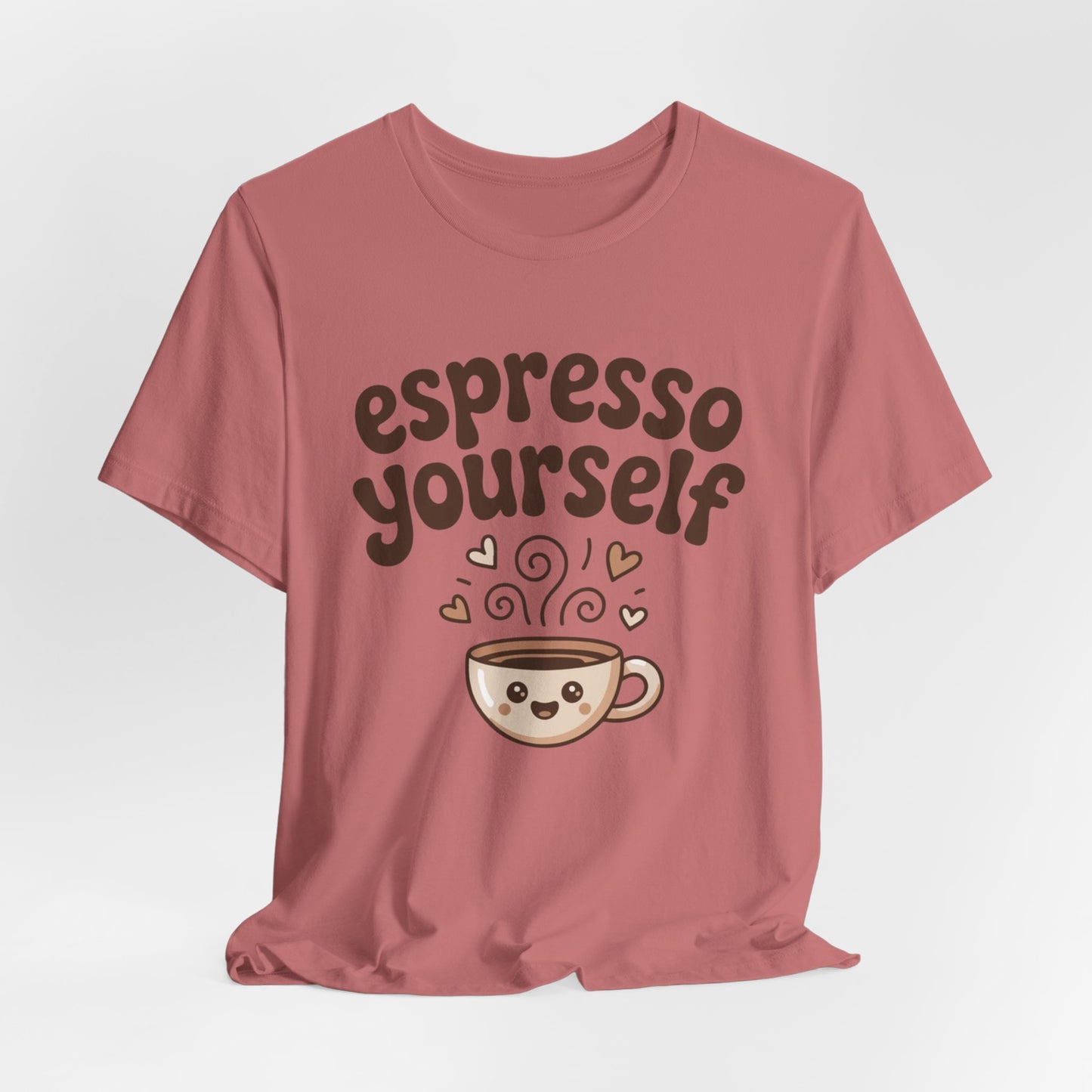 Espresso Yourself Coffee Tee — Cute Kawaii Cup Graphic T-Shirt