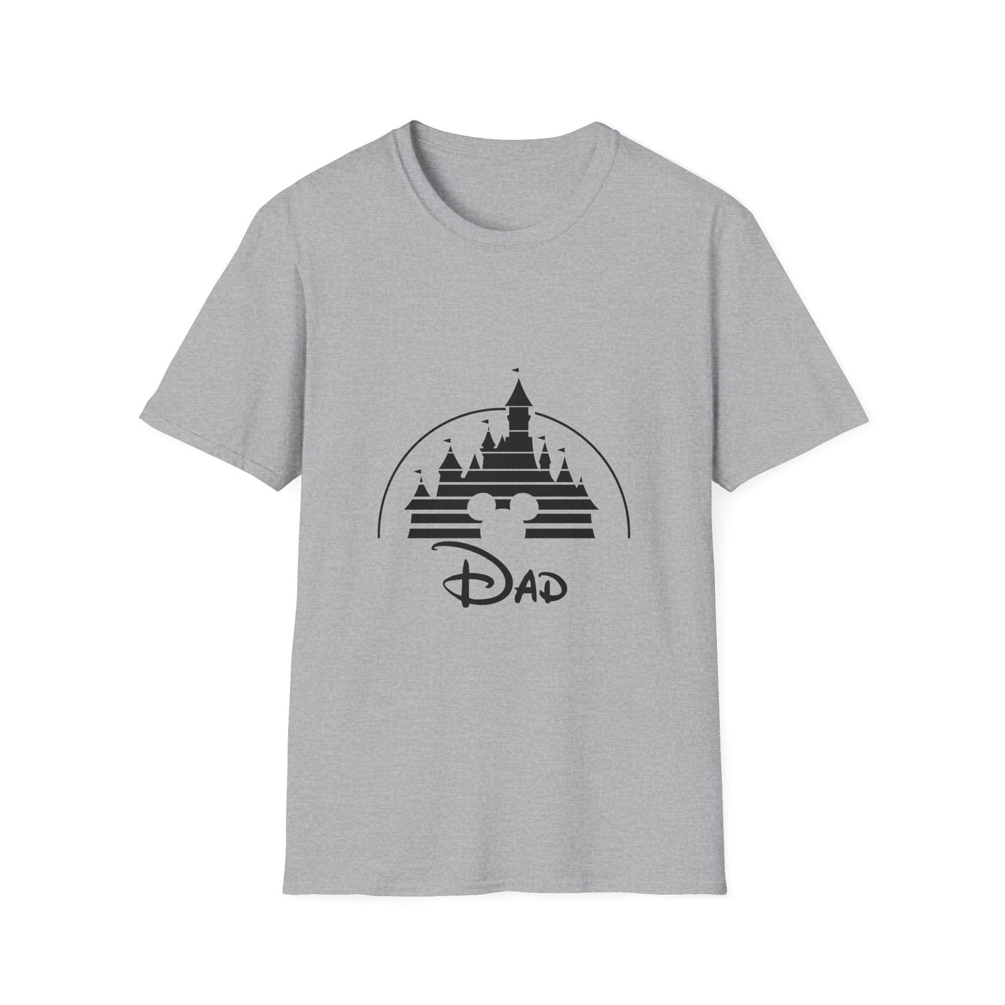 Castle Dad T-Shirt — Retro Fairytale Castle Dad Tee