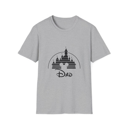 Castle Dad T-Shirt — Retro Fairytale Castle Dad Tee