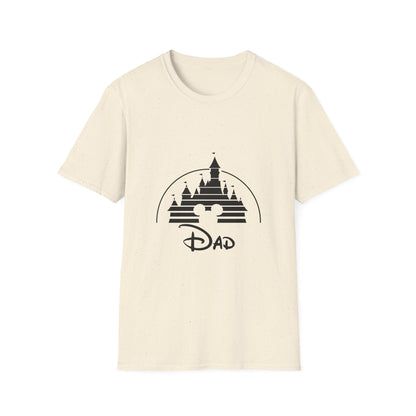 Castle Dad T-Shirt — Retro Fairytale Castle Dad Tee