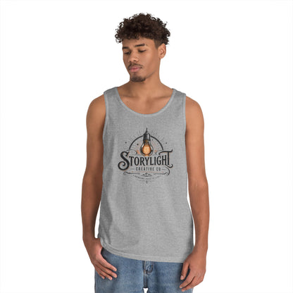 Tank Top — Storylight Creative Co. Vintage Lightbulb Logo Tank