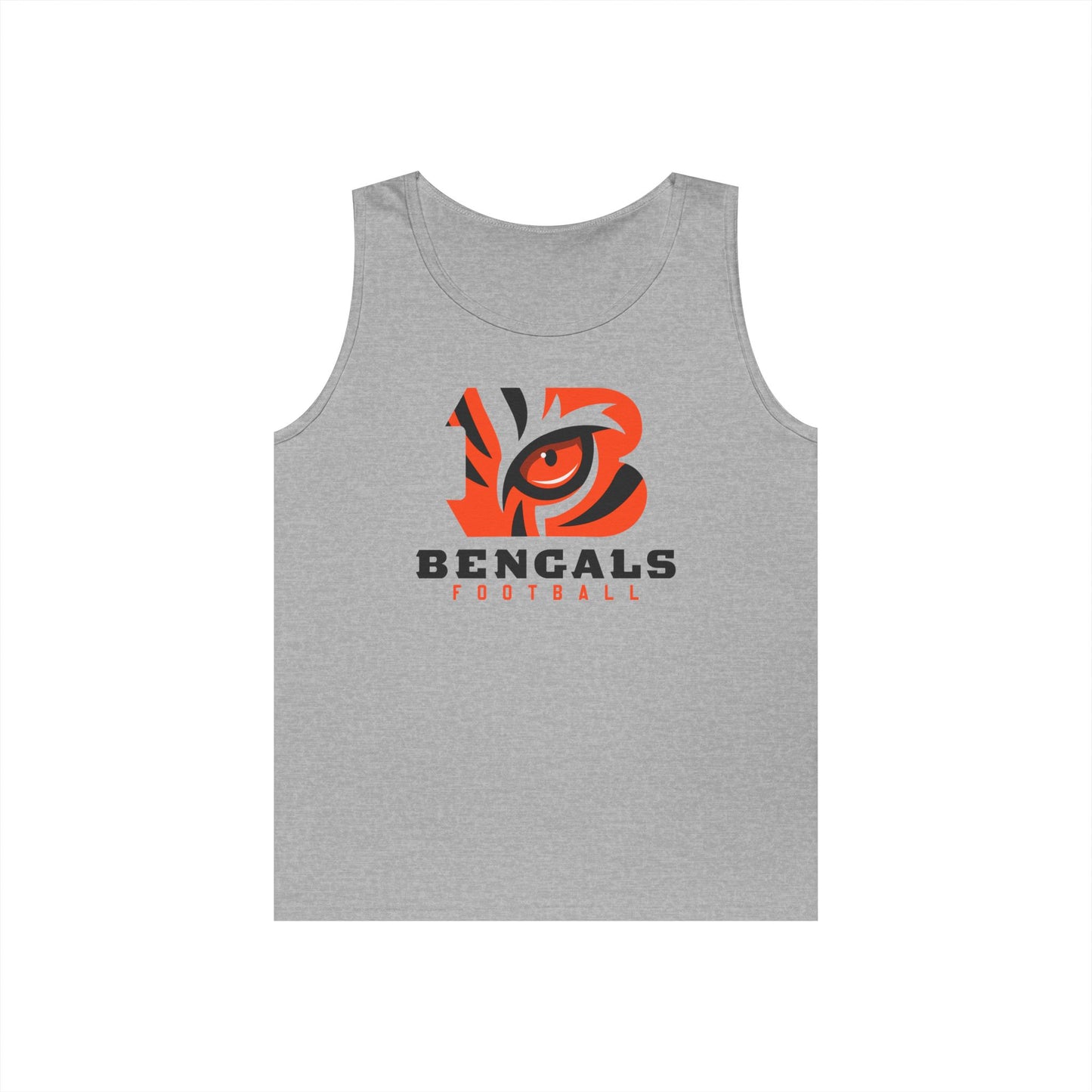 Bengals Football Tank Top — Tiger Eye Team Fan Muscle Tee