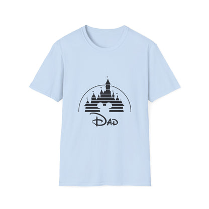 Castle Dad T-Shirt — Retro Fairytale Castle Dad Tee
