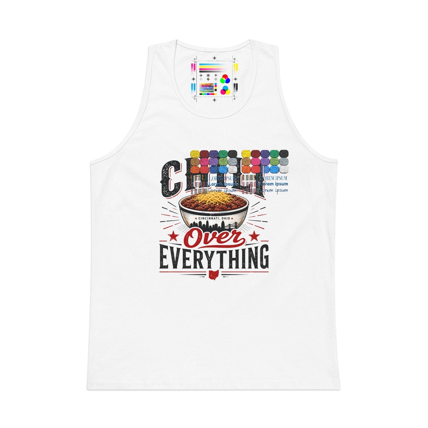 Chili Over Everything Tank Top — Funny Spicy Food Lover Shirt
