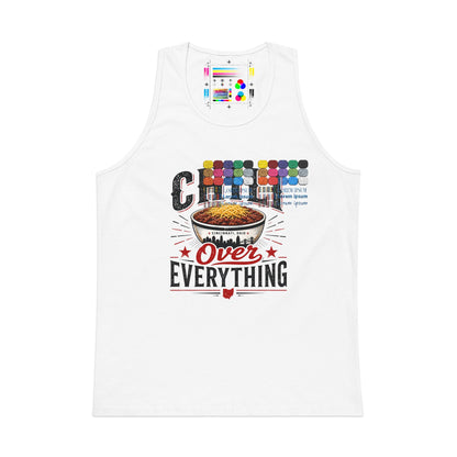 Chili Over Everything Tank Top — Funny Spicy Food Lover Shirt