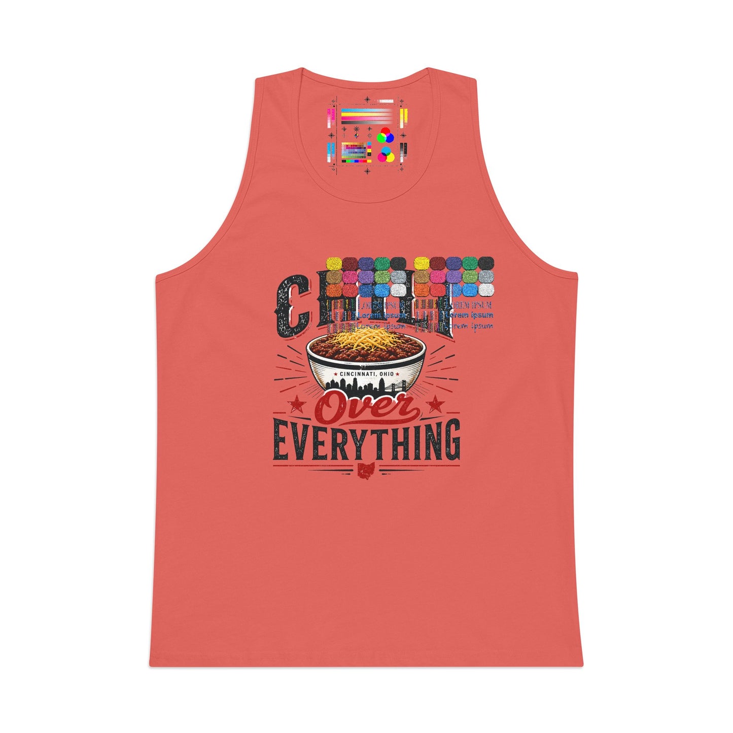 Chili Over Everything Tank Top — Funny Spicy Food Lover Shirt
