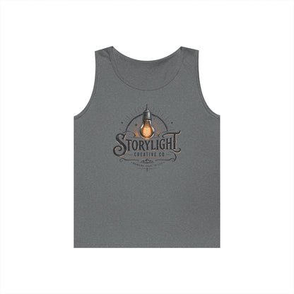 Tank Top — Storylight Creative Co. Vintage Lightbulb Logo Tank