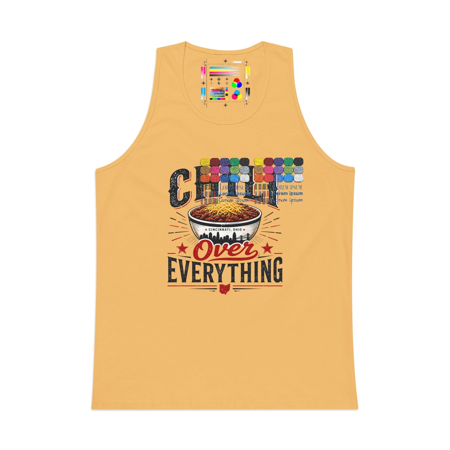 Chili Over Everything Tank Top — Funny Spicy Food Lover Shirt