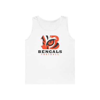 Bengals Football Tank Top — Tiger Eye Team Fan Muscle Tee