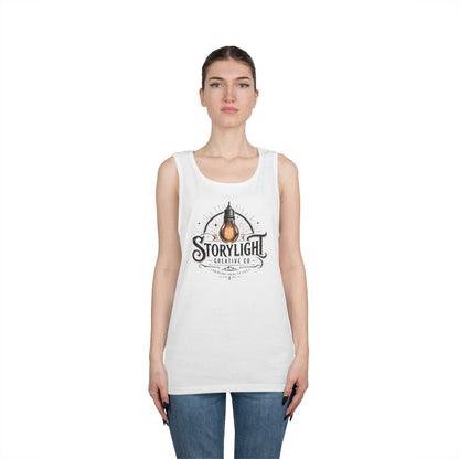 Tank Top — Storylight Creative Co. Vintage Lightbulb Logo Tank