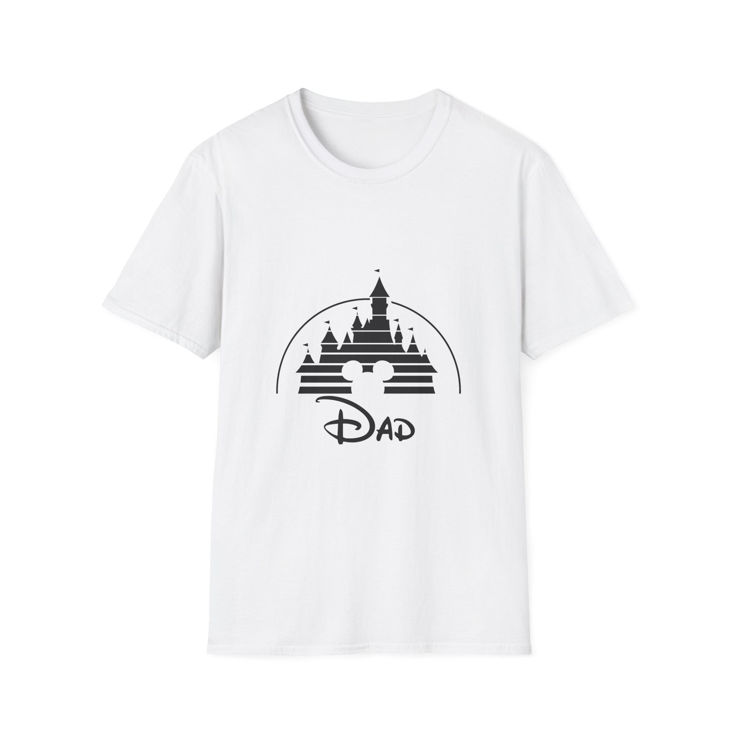 Castle Dad T-Shirt — Retro Fairytale Castle Dad Tee