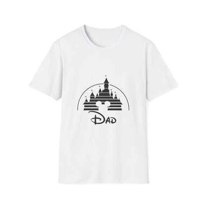 Castle Dad T-Shirt — Retro Fairytale Castle Dad Tee