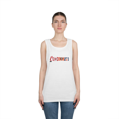 Cincinnati Floral Flag Tank