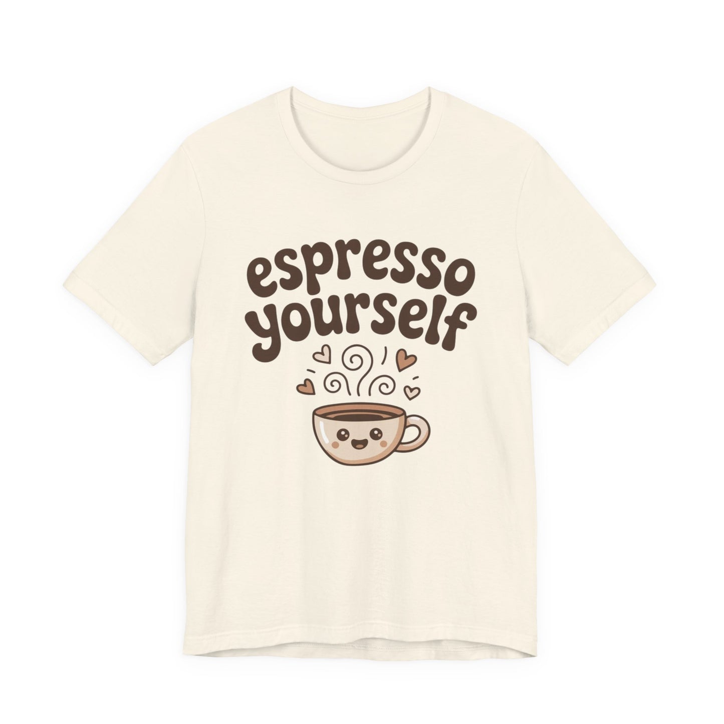 Espresso Yourself Coffee Tee — Cute Kawaii Cup Graphic T-Shirt