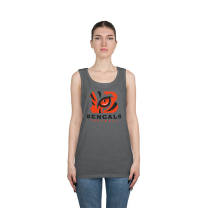 Bengals Football Tank Top — Tiger Eye Team Fan Muscle Tee