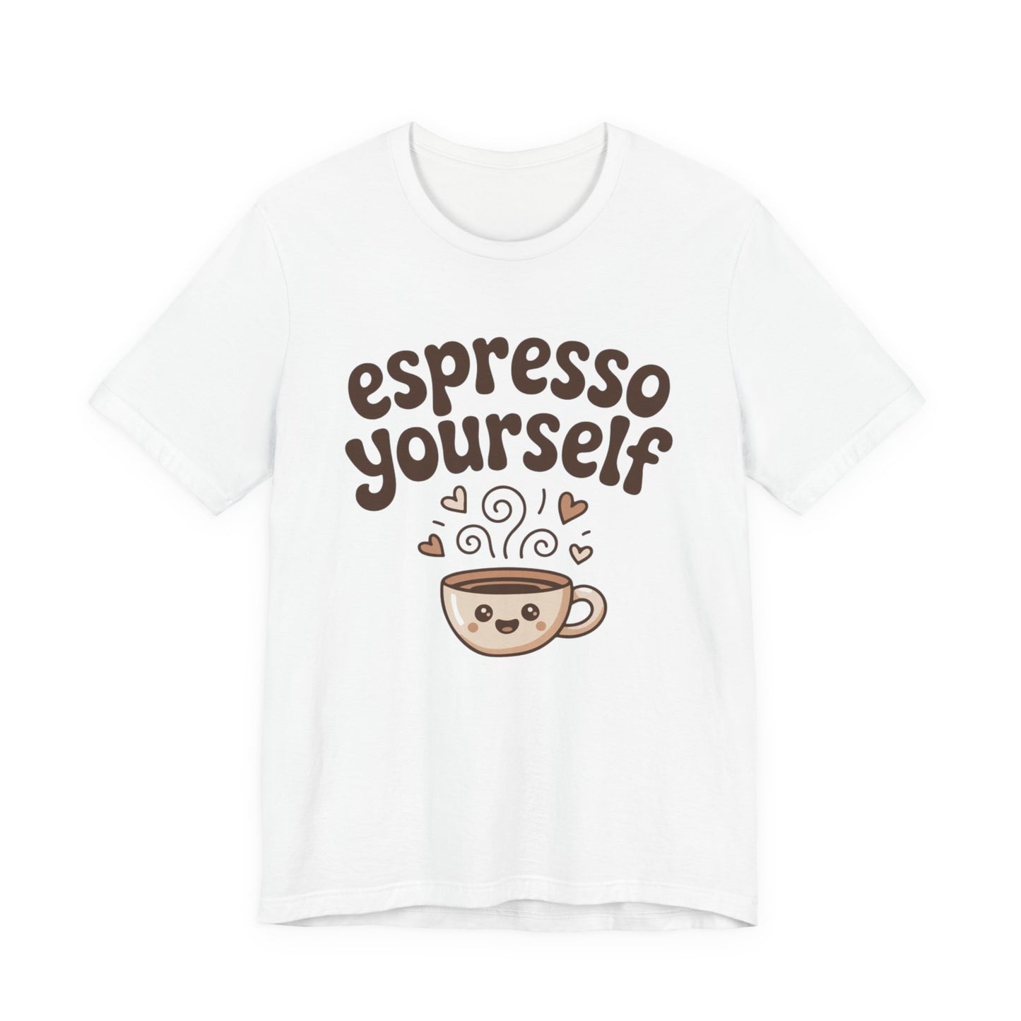 Espresso Yourself Coffee Tee — Cute Kawaii Cup Graphic T-Shirt