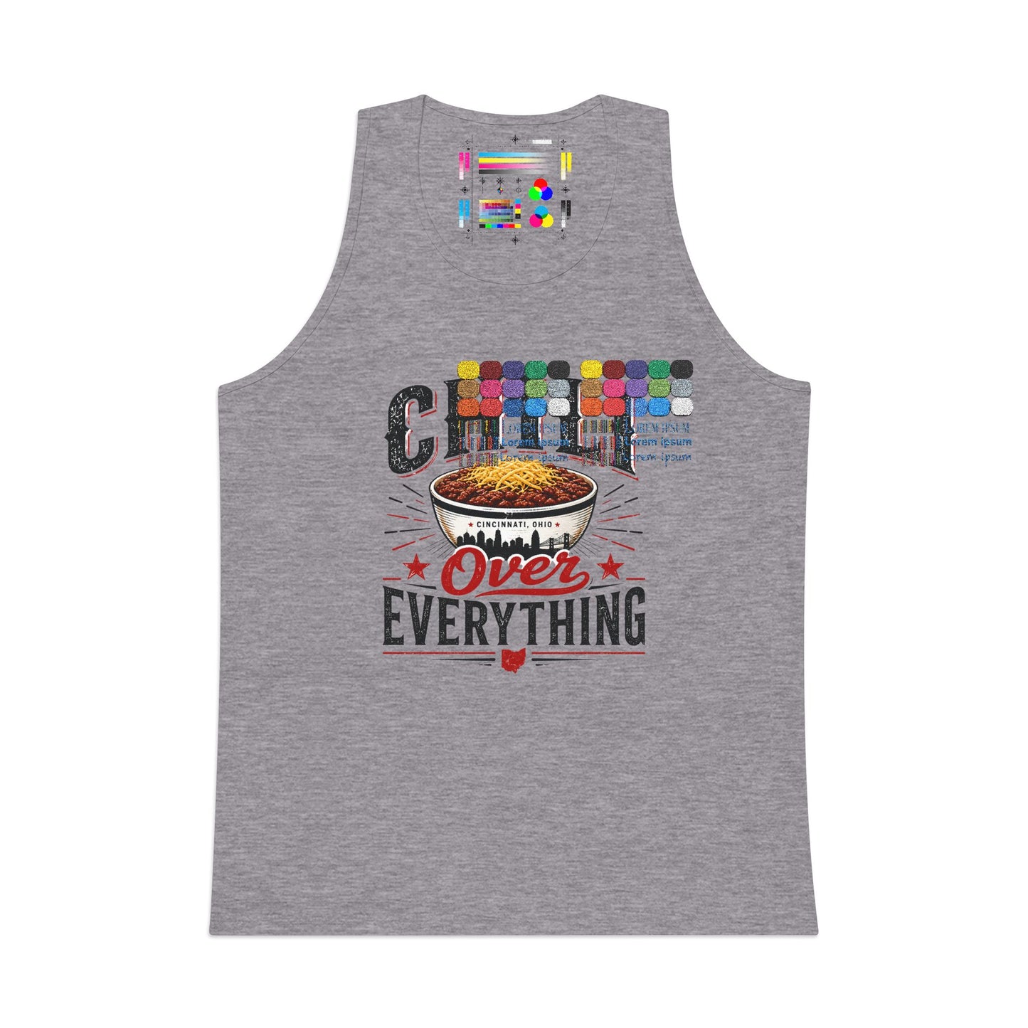 Chili Over Everything Tank Top — Funny Spicy Food Lover Shirt