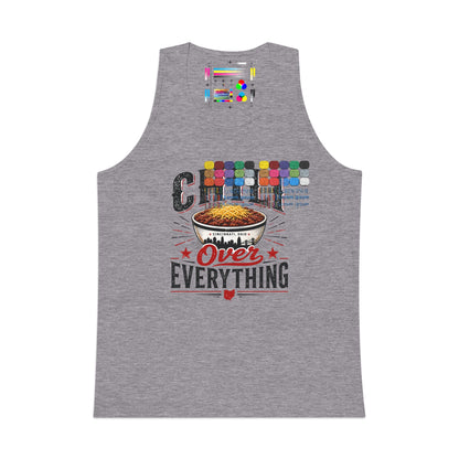 Chili Over Everything Tank Top — Funny Spicy Food Lover Shirt
