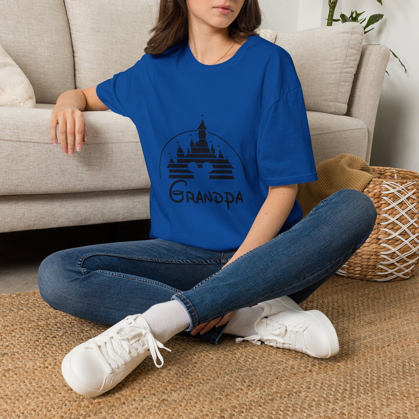 Grandpa Castle T-Shirt — Vintage Fairytale Grandpa Graphic Tee