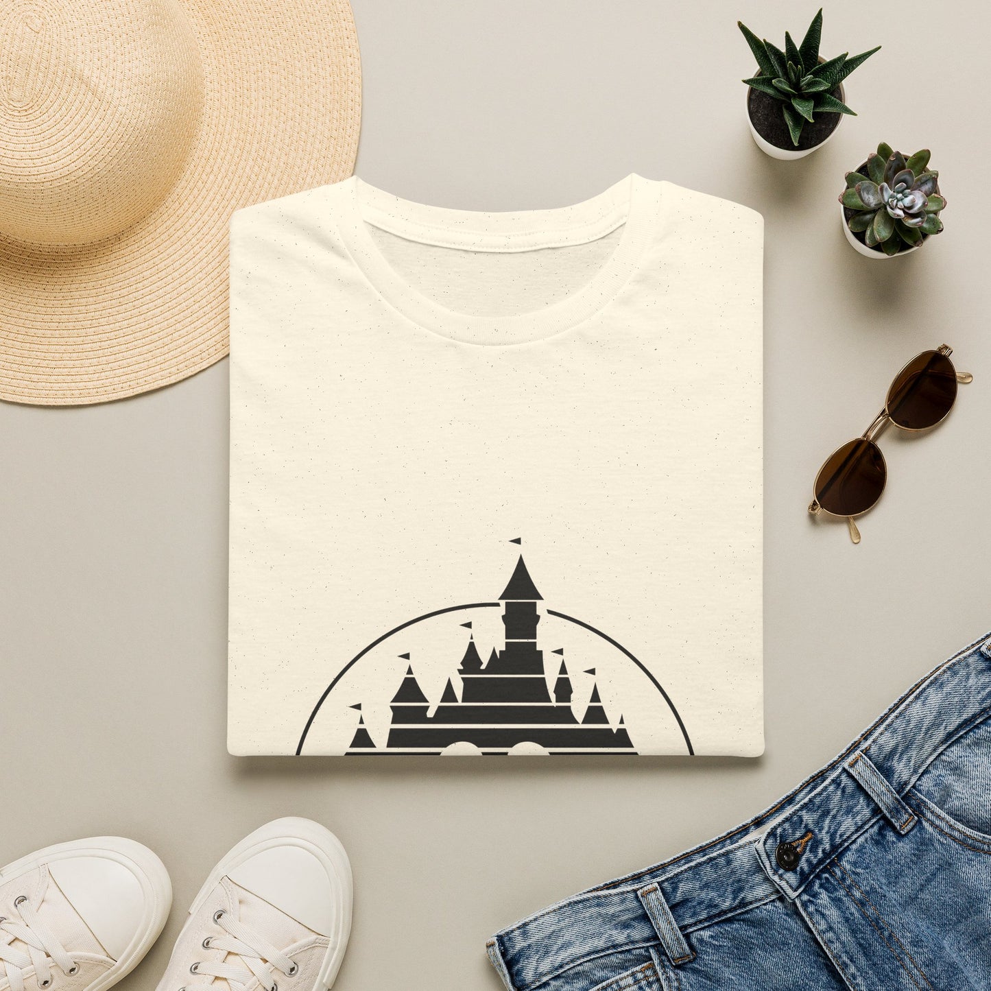 Castle Dad T-Shirt — Retro Fairytale Castle Dad Tee