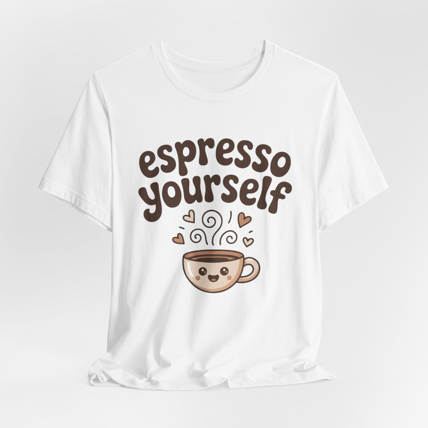 Espresso Yourself Coffee Tee — Cute Kawaii Cup Graphic T-Shirt