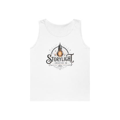 Tank Top — Storylight Creative Co. Vintage Lightbulb Logo Tank