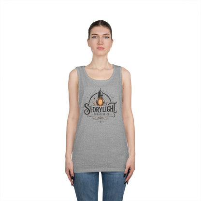 Tank Top — Storylight Creative Co. Vintage Lightbulb Logo Tank