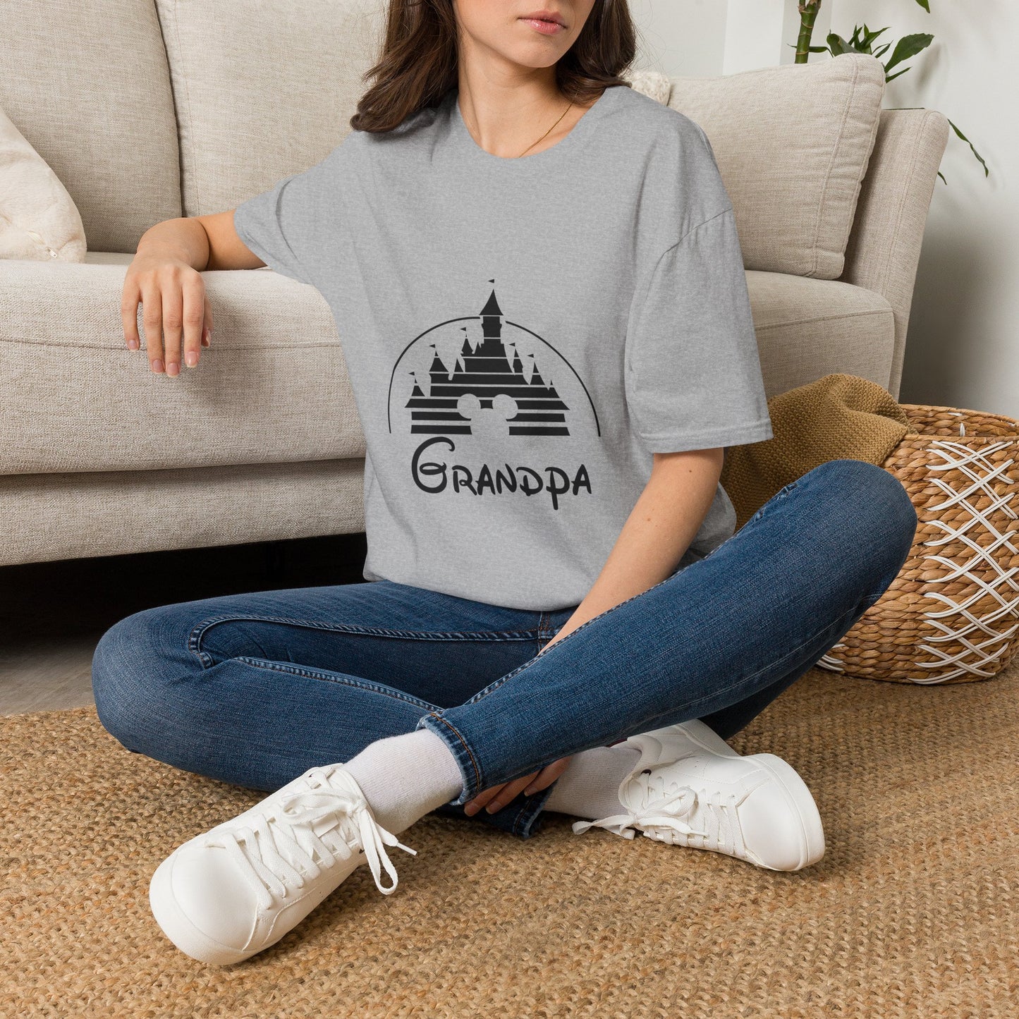 Grandpa Castle T-Shirt — Vintage Fairytale Grandpa Graphic Tee