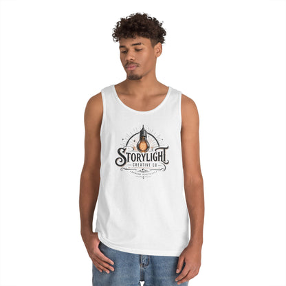 Tank Top — Storylight Creative Co. Vintage Lightbulb Logo Tank