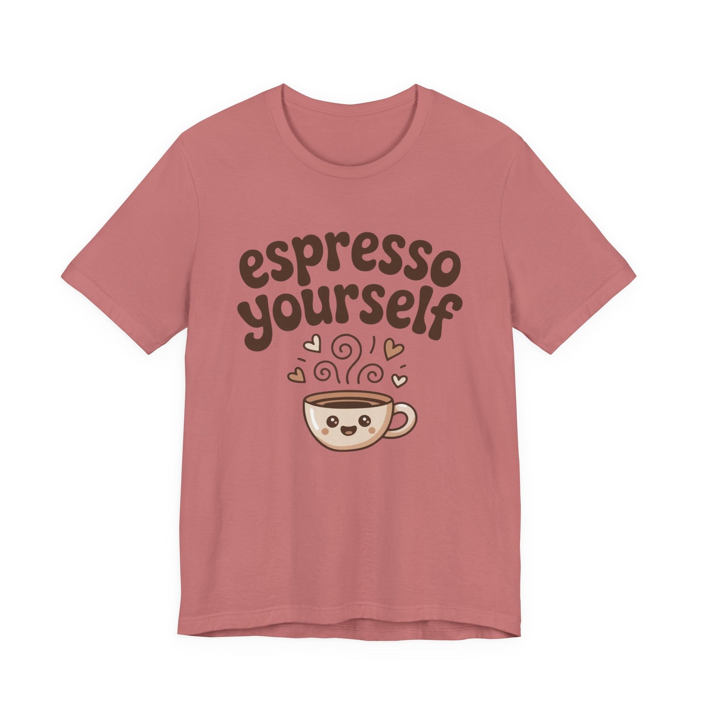 Espresso Yourself Coffee Tee — Cute Kawaii Cup Graphic T-Shirt