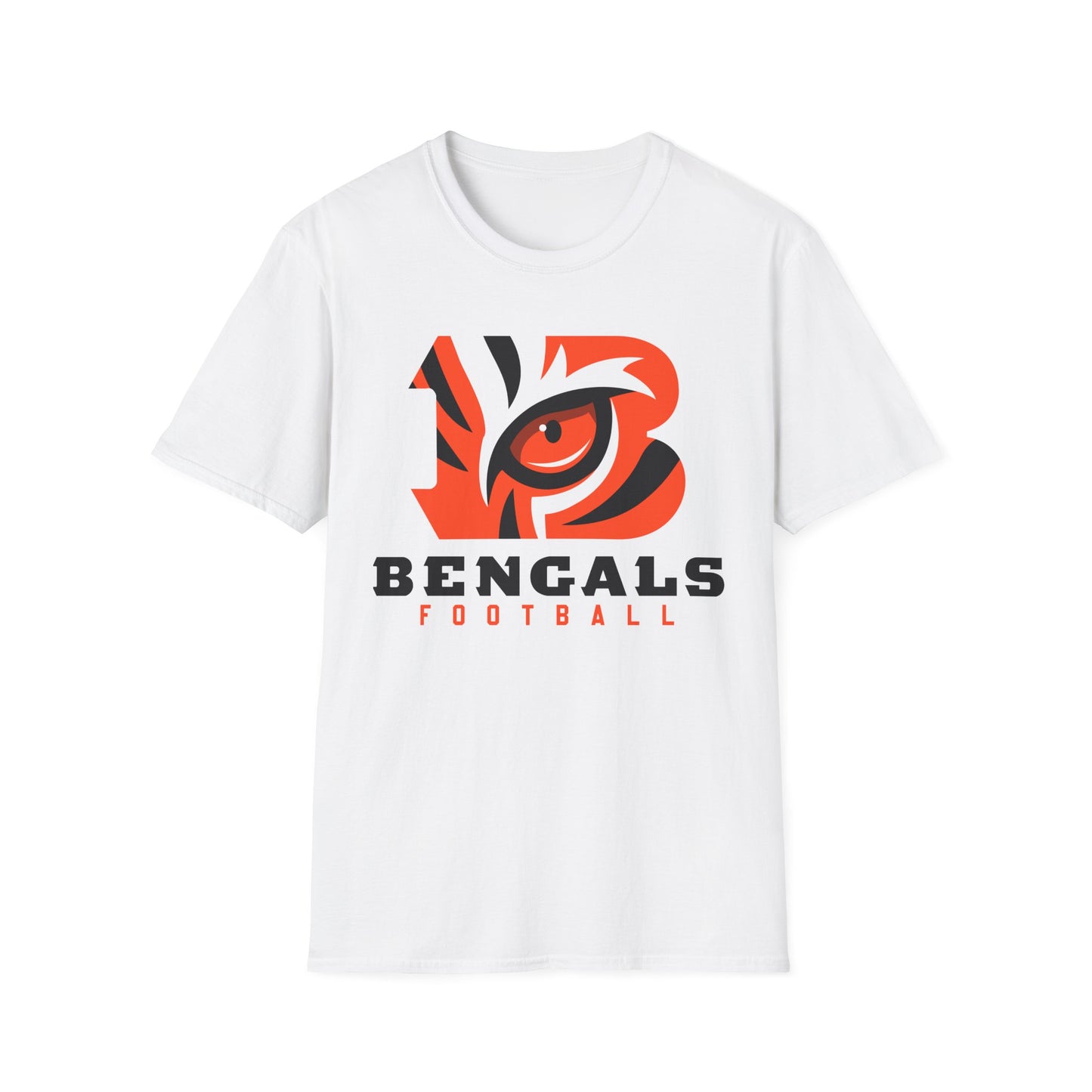 Bengals Eye T-Shirt — Bold Orange & Black Football Tee
