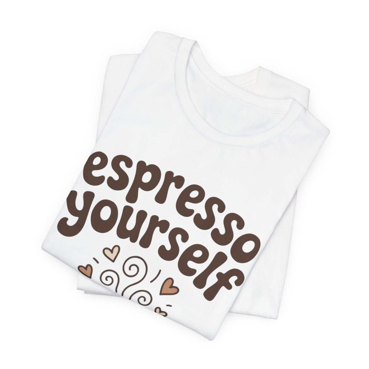 Espresso Yourself Coffee Tee — Cute Kawaii Cup Graphic T-Shirt