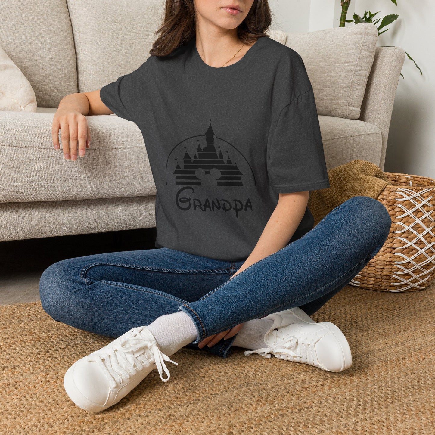 Grandpa Castle T-Shirt — Vintage Fairytale Grandpa Graphic Tee