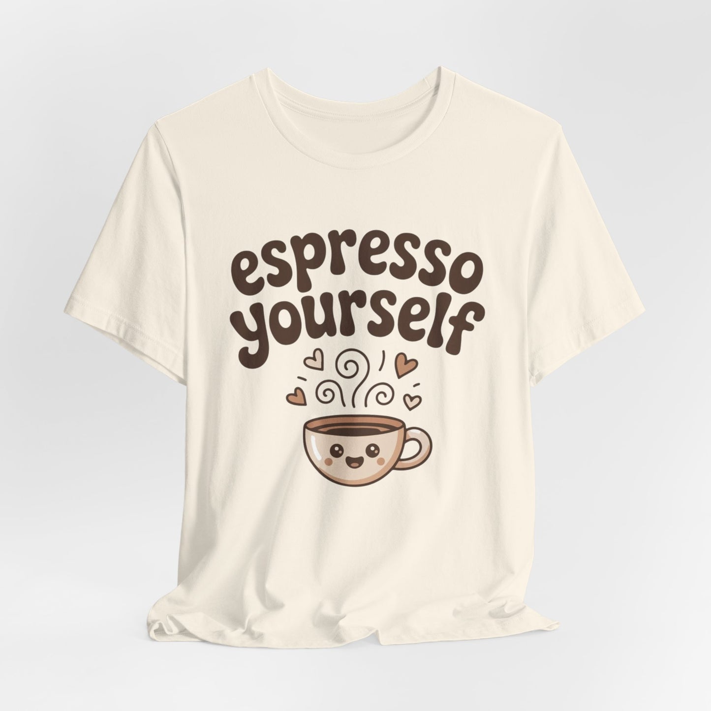 Espresso Yourself Coffee Tee — Cute Kawaii Cup Graphic T-Shirt