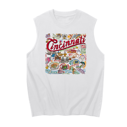 Men's Sleeveless Cotton Tank Top