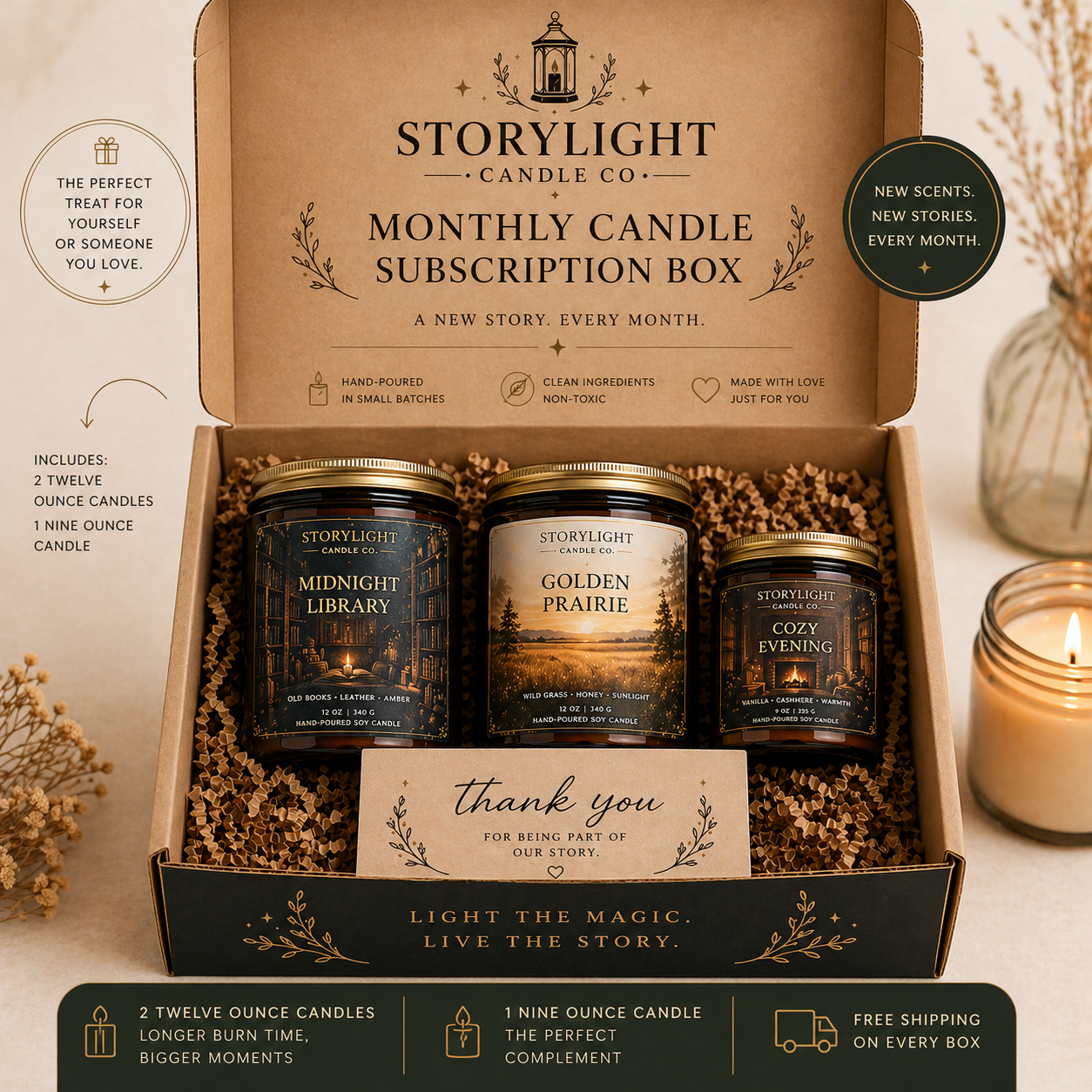 Monthly Candle Subscription