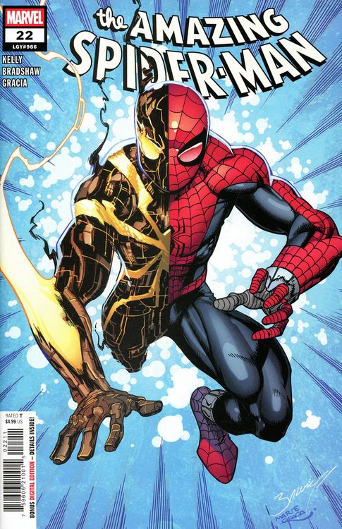 The Amazing Spider-Man, Vol. 7 #22A - A BLACK 89